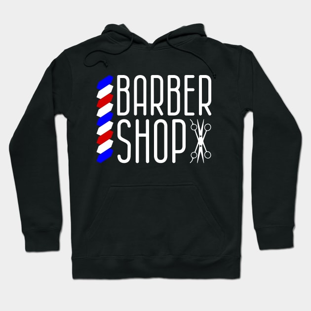 Barber Shop Hoodie by colorsplash